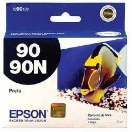 CARTUCHO EPSON 90 PRETO ORIGINAL TO90120 - 5ML